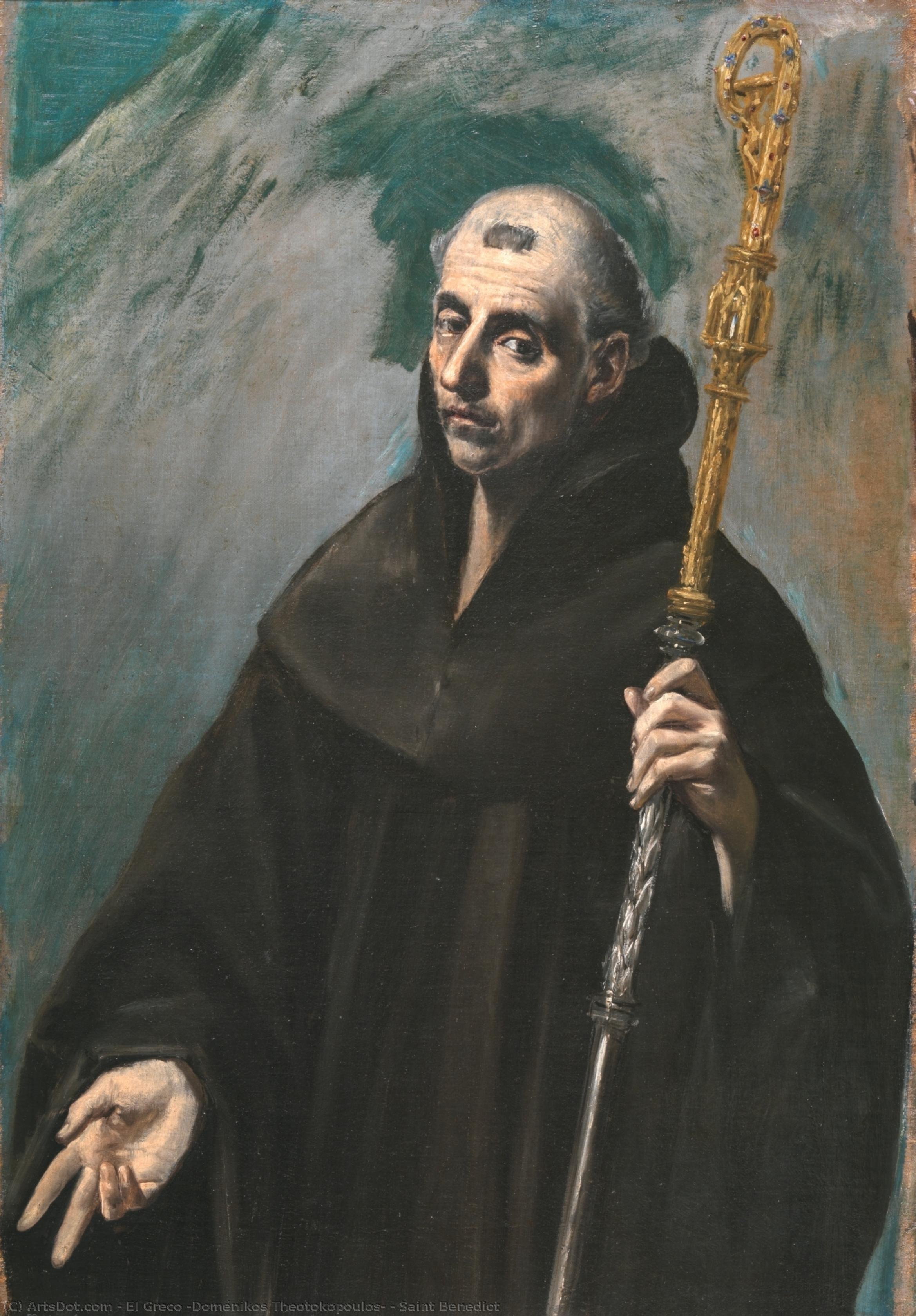 Saint Benedict — Эль Греко
