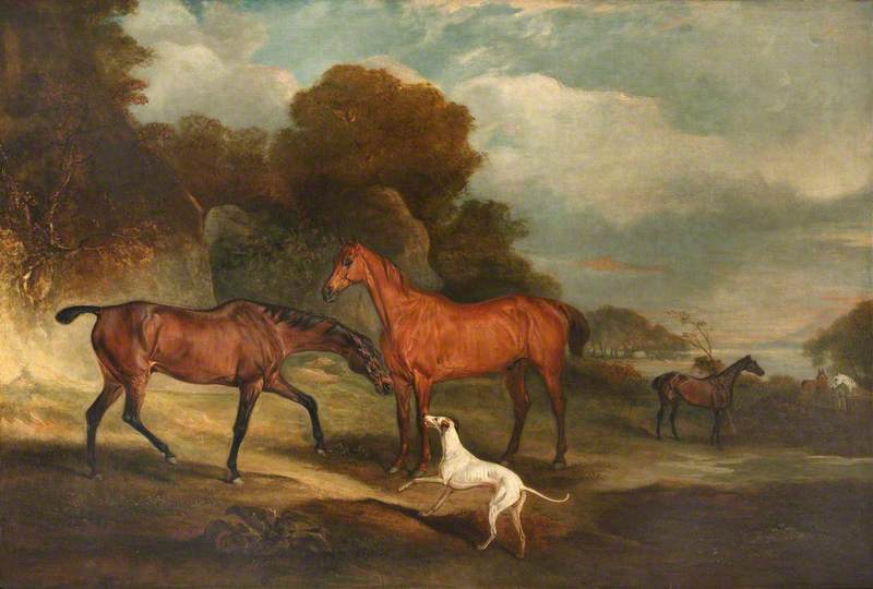 Two Racehorses, Called 'the Sheriff' And 'bensh' — John Ferneley, Snr