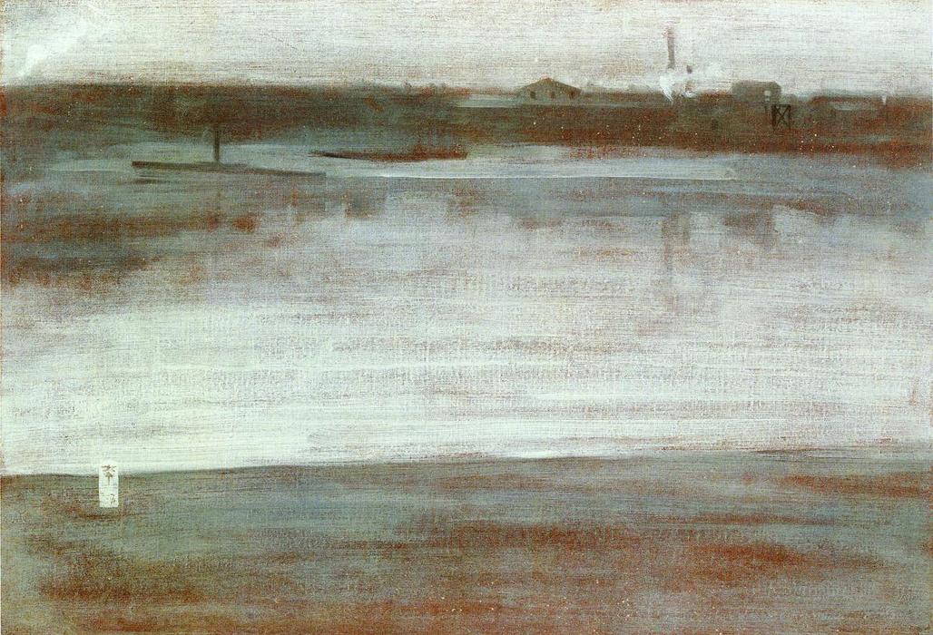 Symphony In Grey: Early Morning, Thames — James Abbott Mcneill Whistler