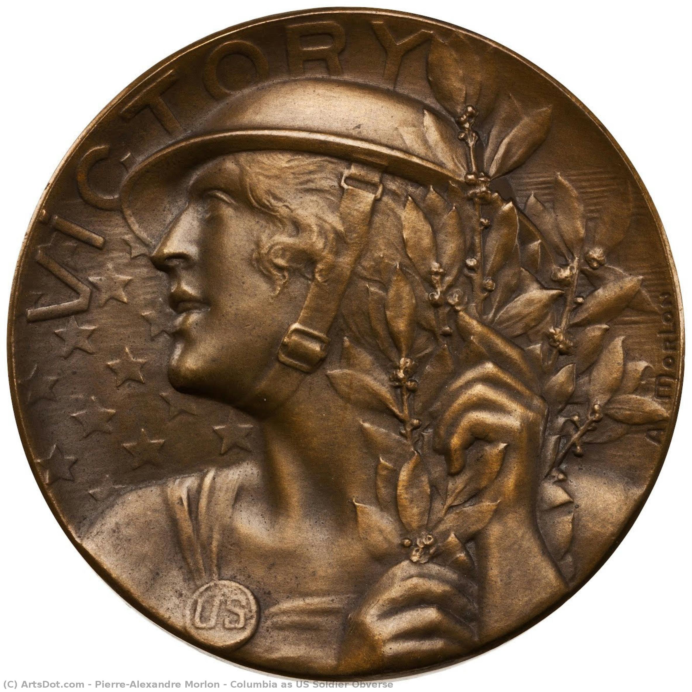 Columbia As Us Soldier Obverse — Pierre-alexandre Morlon