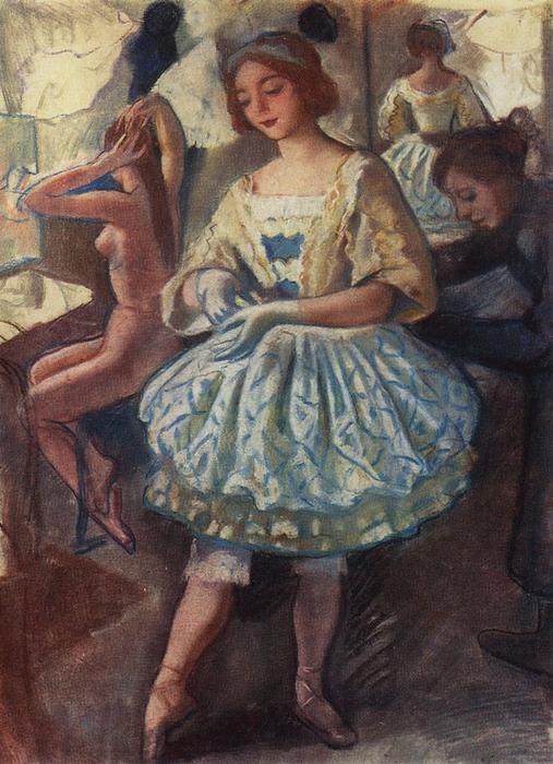 Portrait Of A Ballerina E.a. Svekis — Zinaida Serebriakova