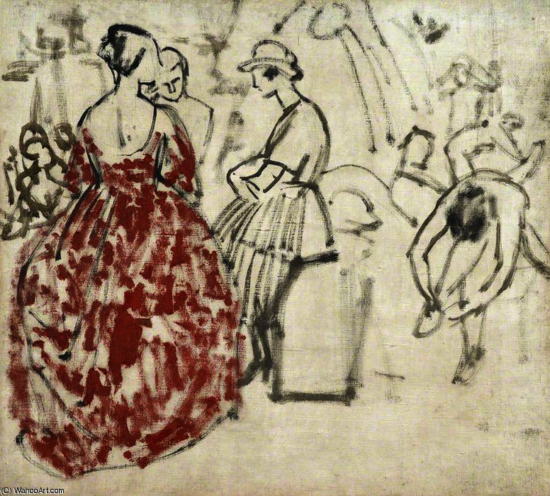 Sketch Of Dancers — Dame Laura Knight
