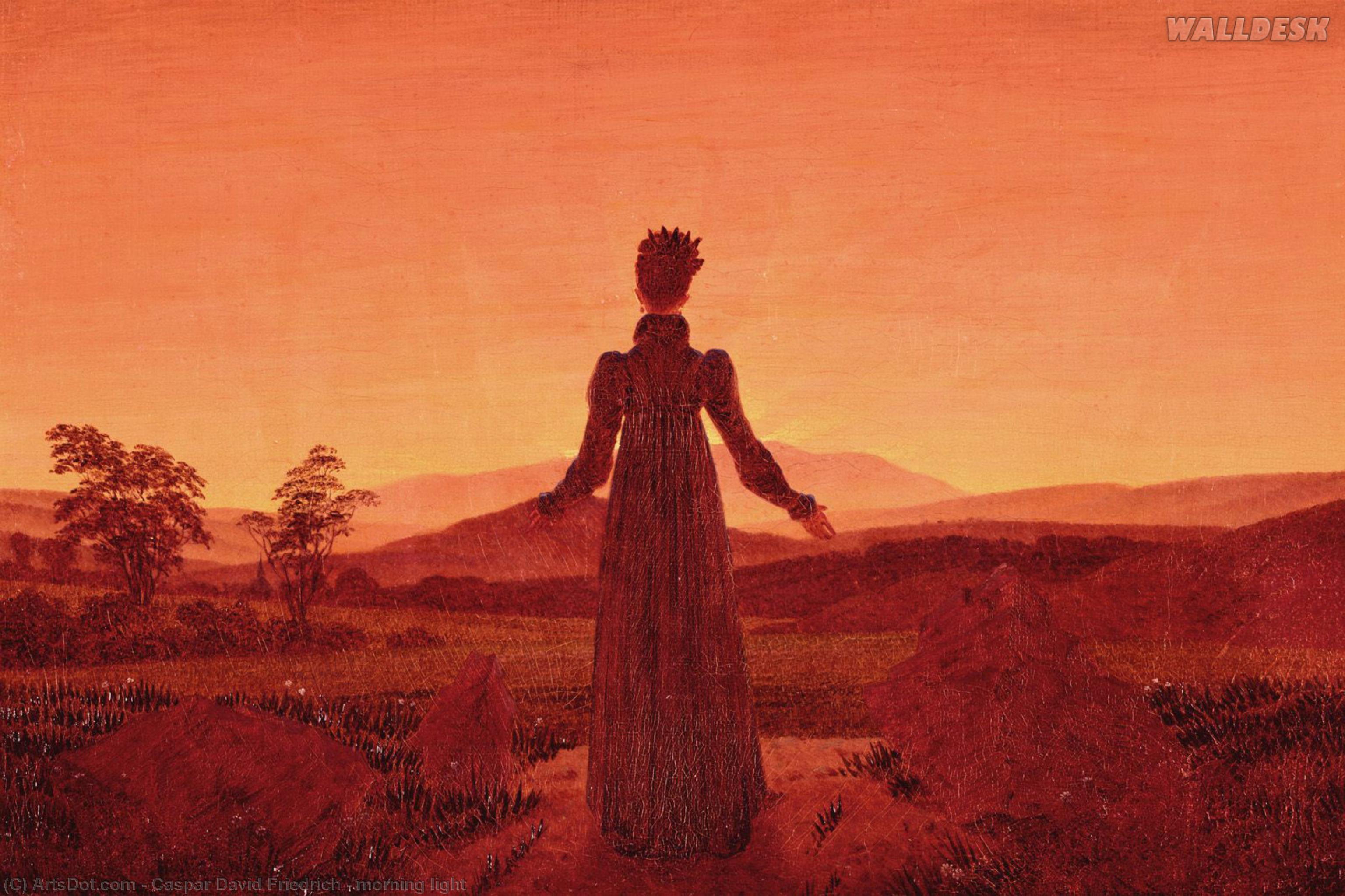 Morning Light — Caspar David Friedrich