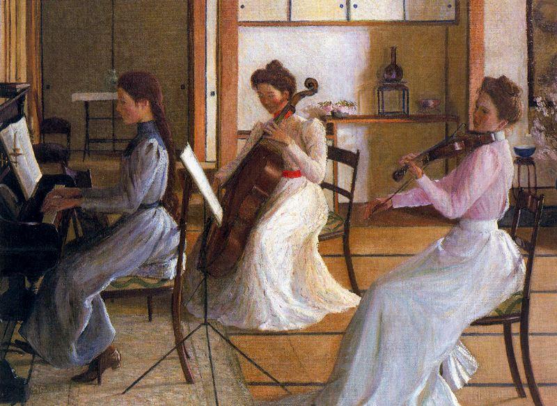 The Trio (alice, Edith And Margaret Perry) — Lilla Cabot Perry
