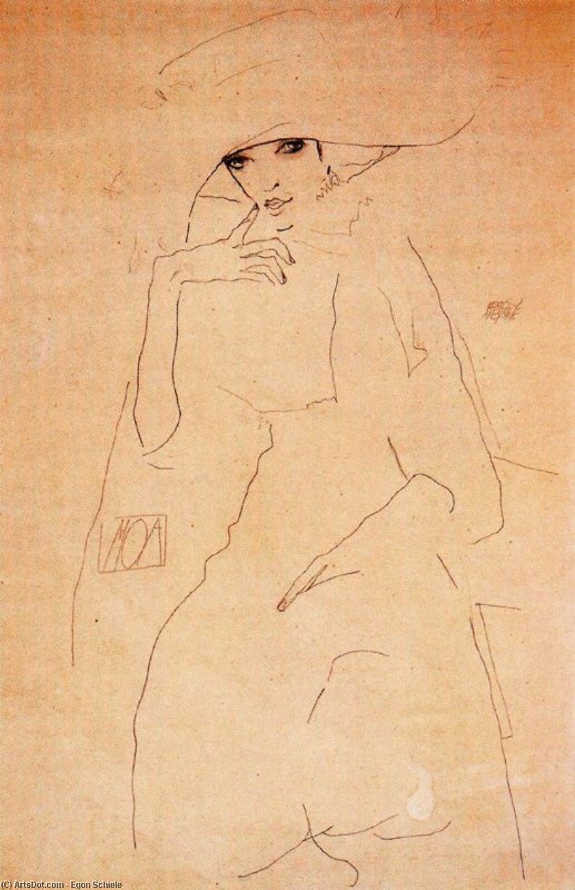 Untitled (9111) — Егон Шиле
