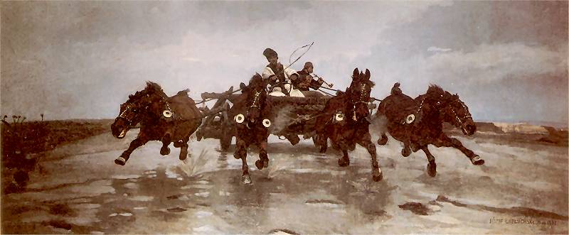 Po Stepach — Józef Chełmoński