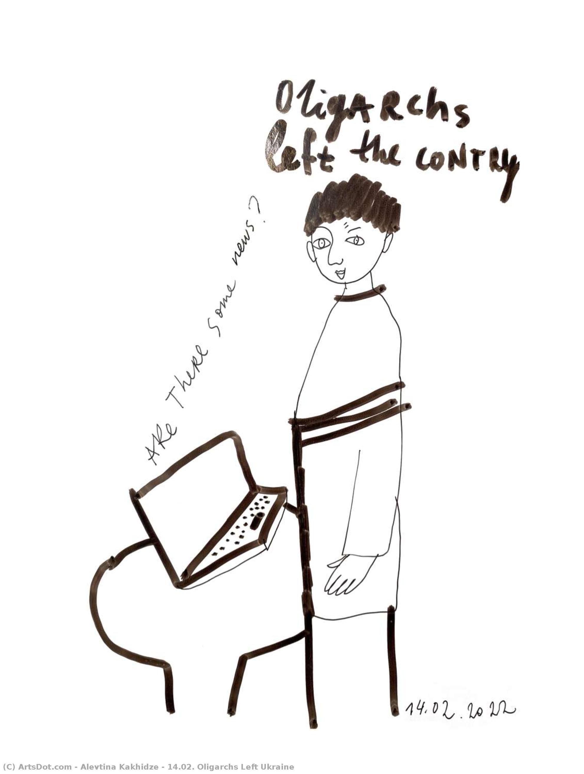 14.02. Oligarchs Left Ukraine — Alevtina Kakhidze