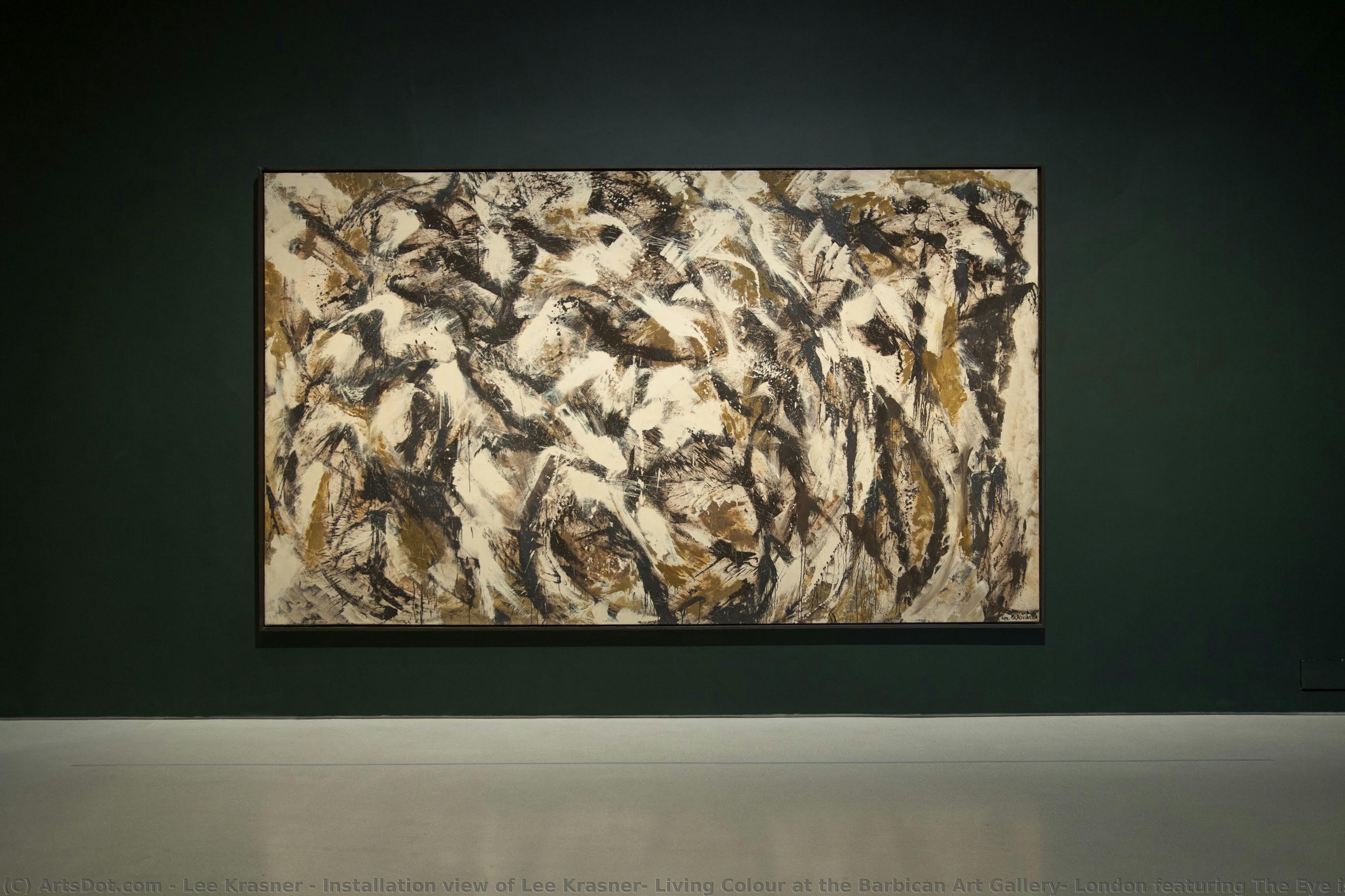 Installation View Of Lee Krasner: Living Colour At The Barbican Art Gallery, London Featuring The Eye Is The First Circle, 1960 — Lee Krasner