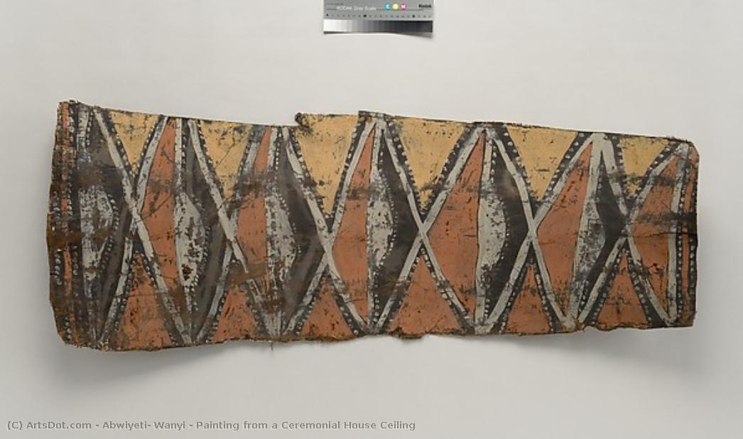 Painting From A Ceremonial House Ceiling — Abwiyeti, Wanyi