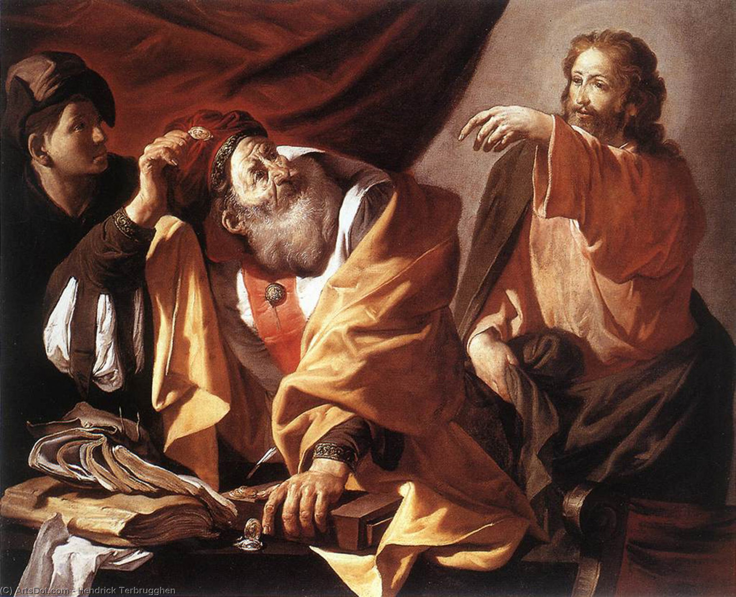 The Calling Of St Matthew 1 — Hendrick Terbrugghen