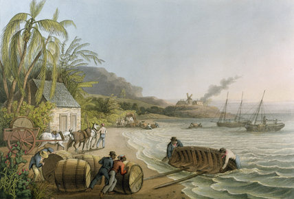 Carting And Putting Sugar Hogsheads On Board — William Clark
