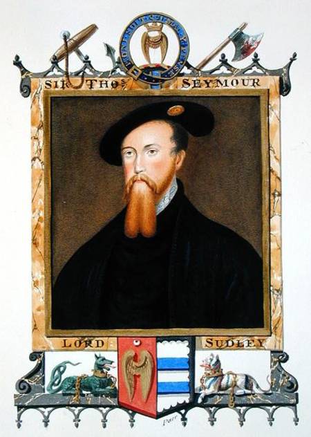 Portrait Of Thomas Seymour 1st Baron Of Sudeley From 'memoirs Of The Court Of Queen Elizab — Sarah Countess Of Essex