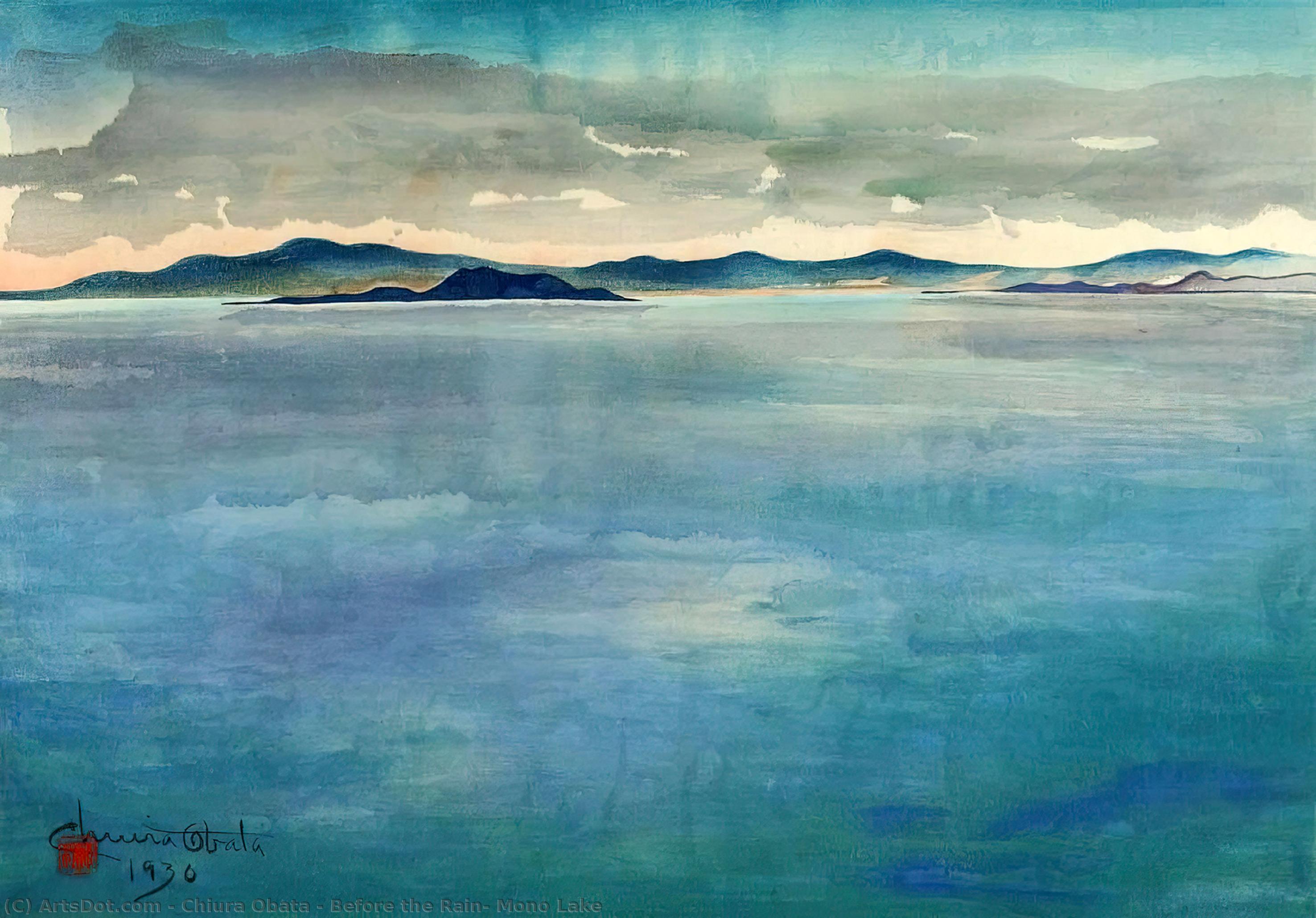 Before The Rain, Mono Lake — Chiura Obata