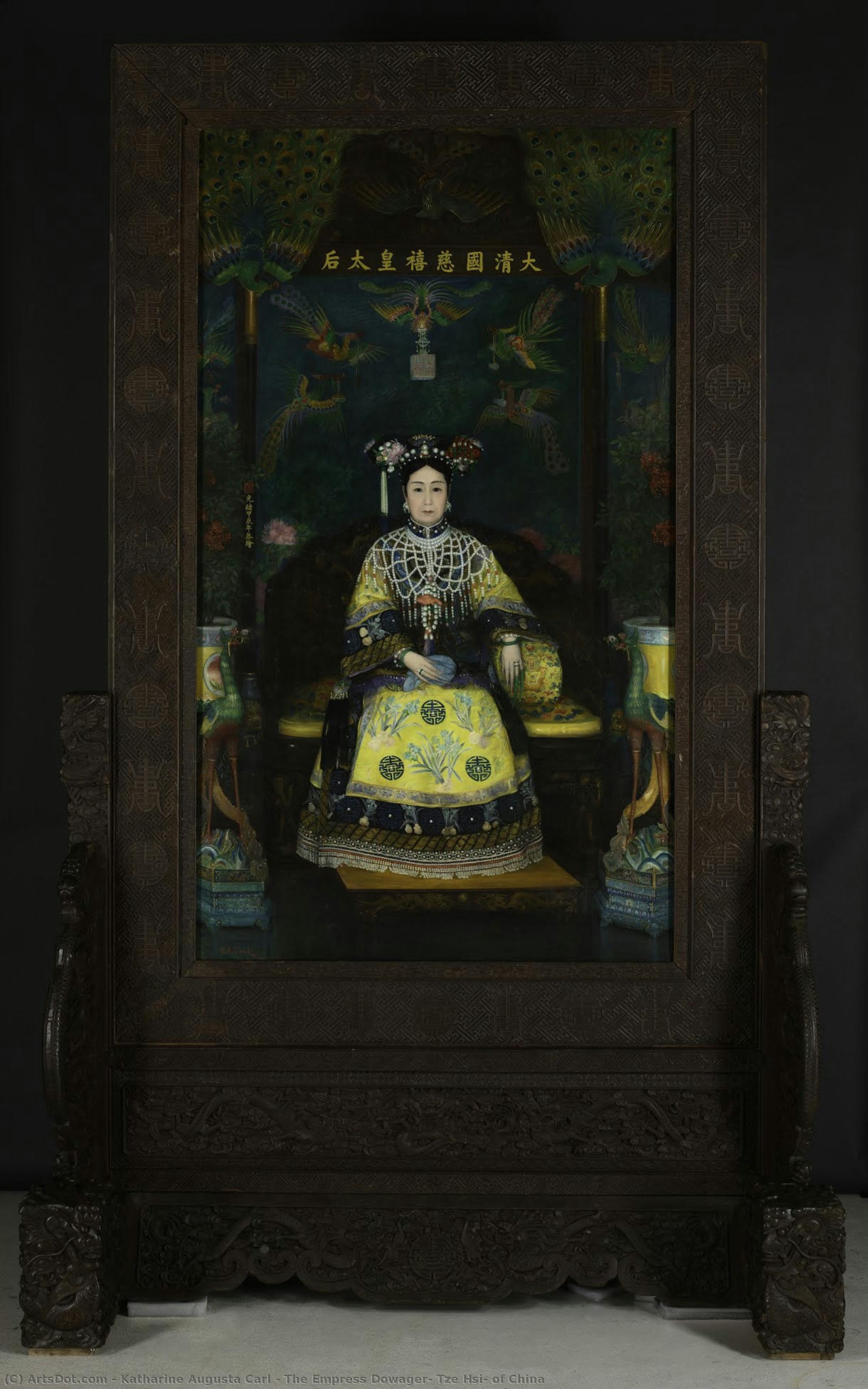 The Empress Dowager, Tze Hsi, Of China — Katharine Augusta Carl