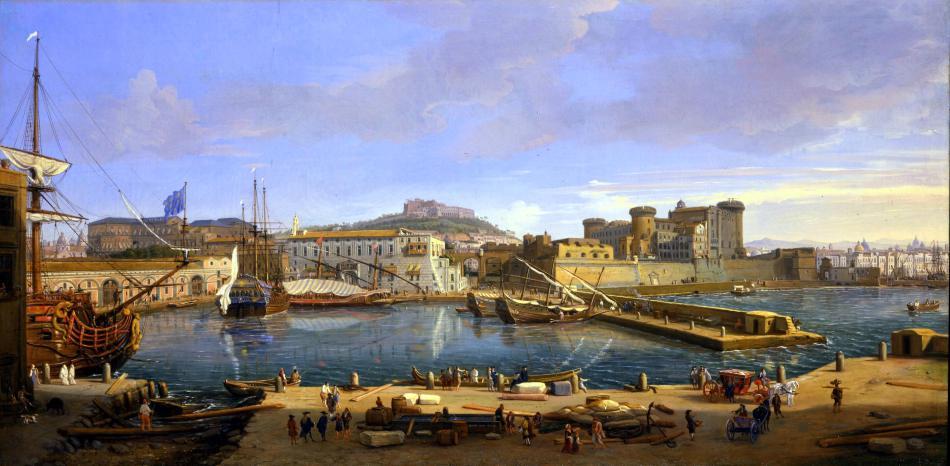 Naples. View Of The Darsena Delle Gallere — Gaspar Van Wittel (caspar Andriaans Van Wittel)