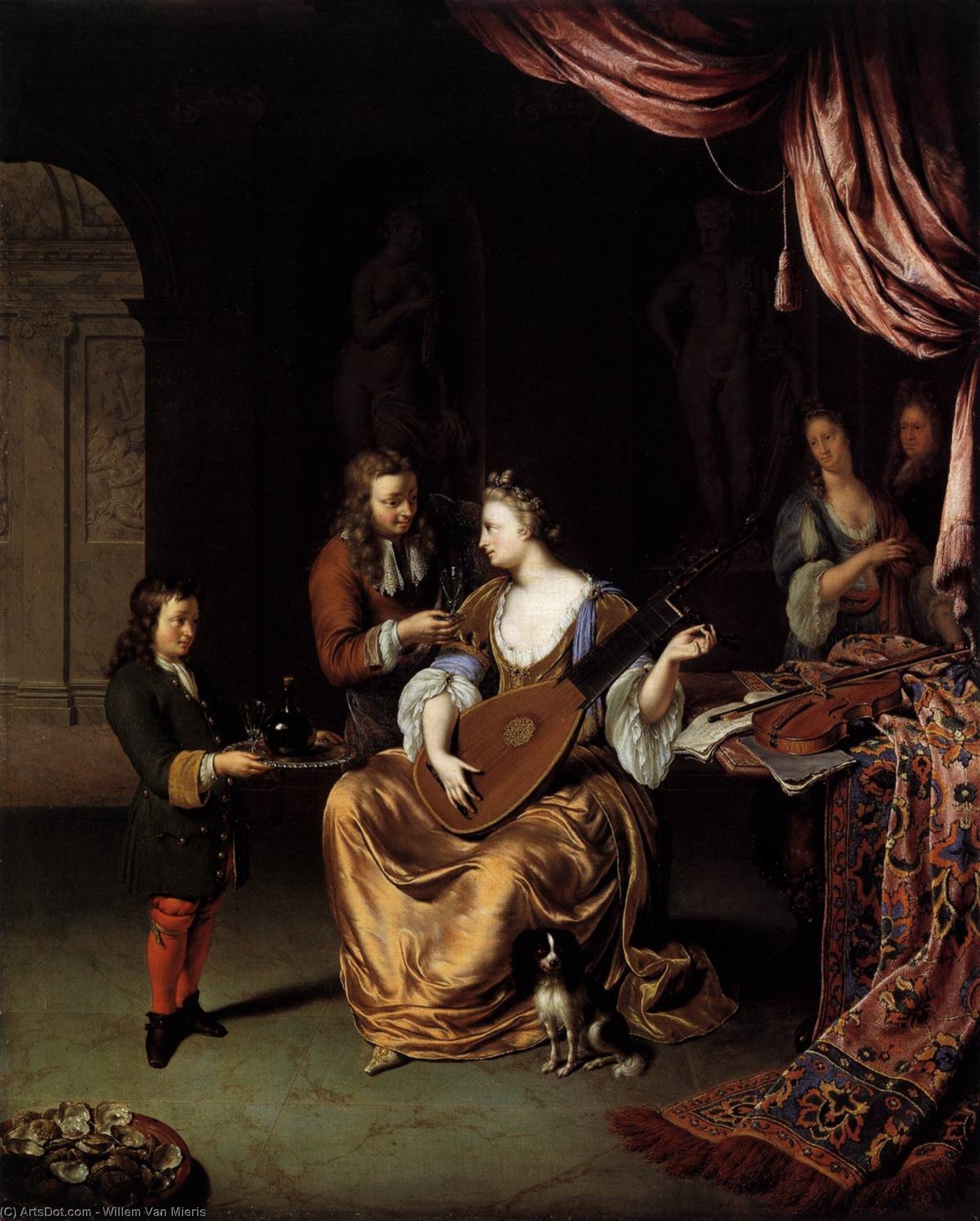 The Lute Player — Виллем Ван Мирис