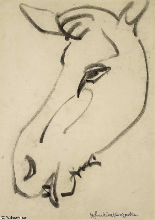 Head Of A Horse — Henri Gaudier-brzeska