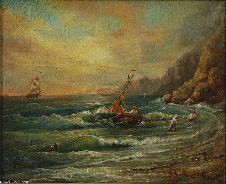 Bringing Ashore The Boat — Lef Feliksovich Lagorio