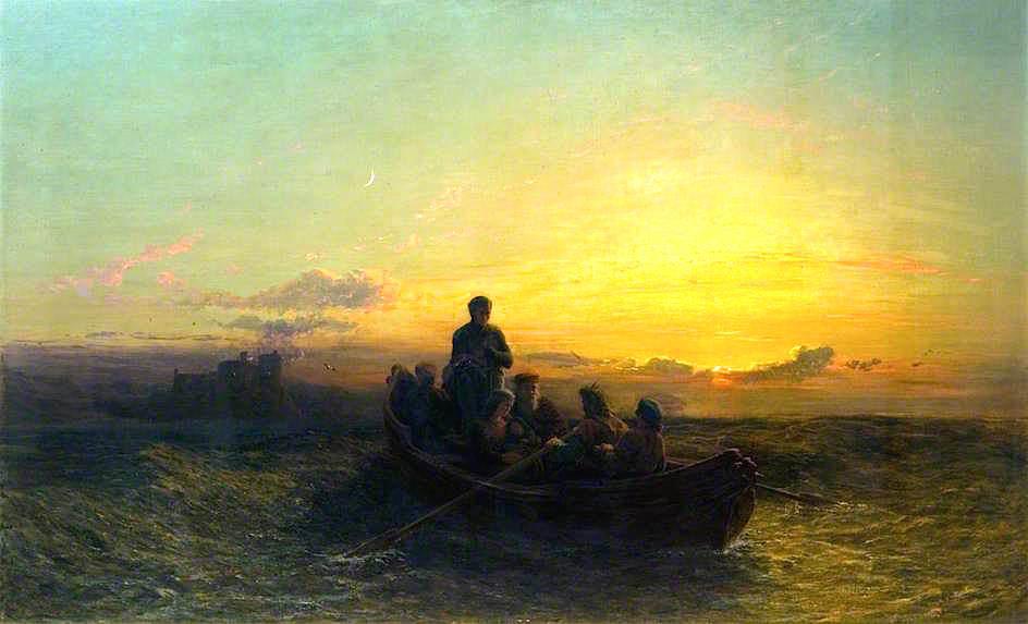 The Escape Of Mary, Queen Of Scots From Loch Leven Castle, 2 May 1568 — Thomas Danby
