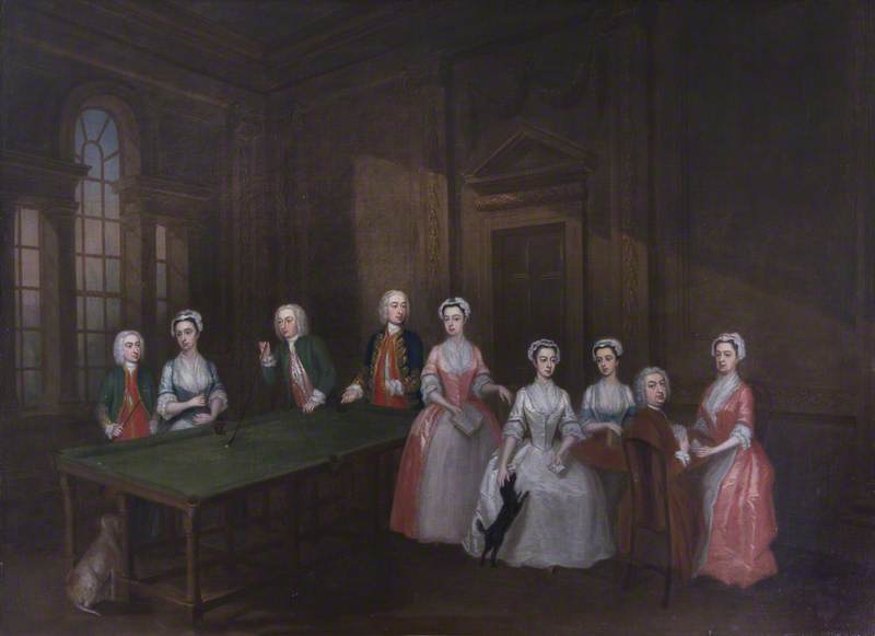 Conversation Piece Of The Warren Family — Charles Philips