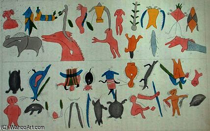 Pictorial Record Of A Chief's Success In Hunting — Seth Eastman