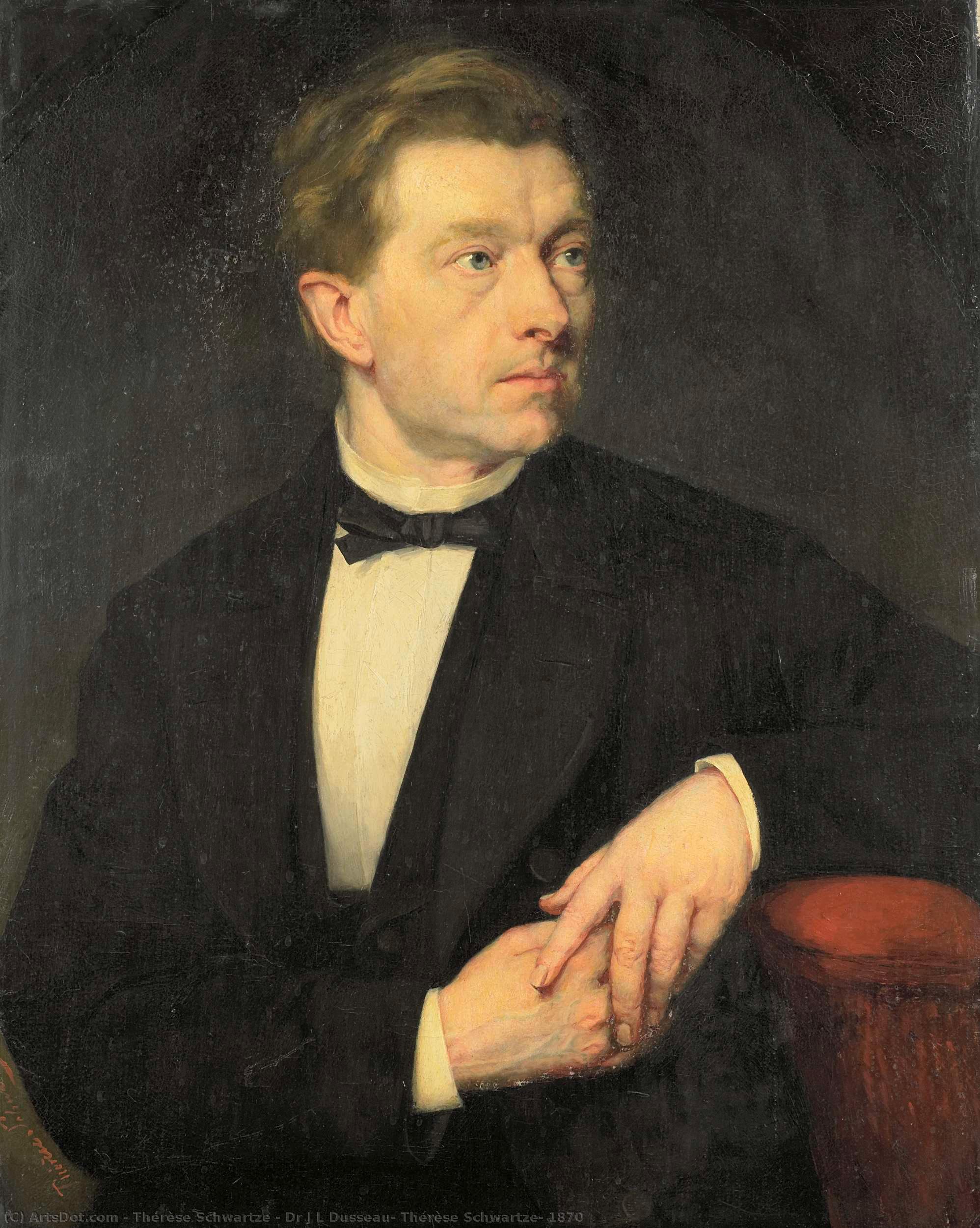 Dr J L Dusseau, Thérèse Schwartze, 1870 — Thérèse Schwartze