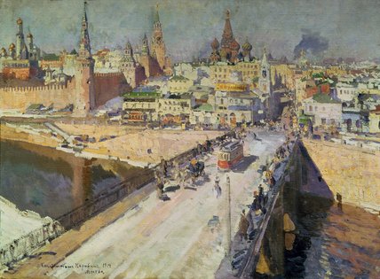 The Moskva River Bridge — Konstantin Alexeievitch Korovin