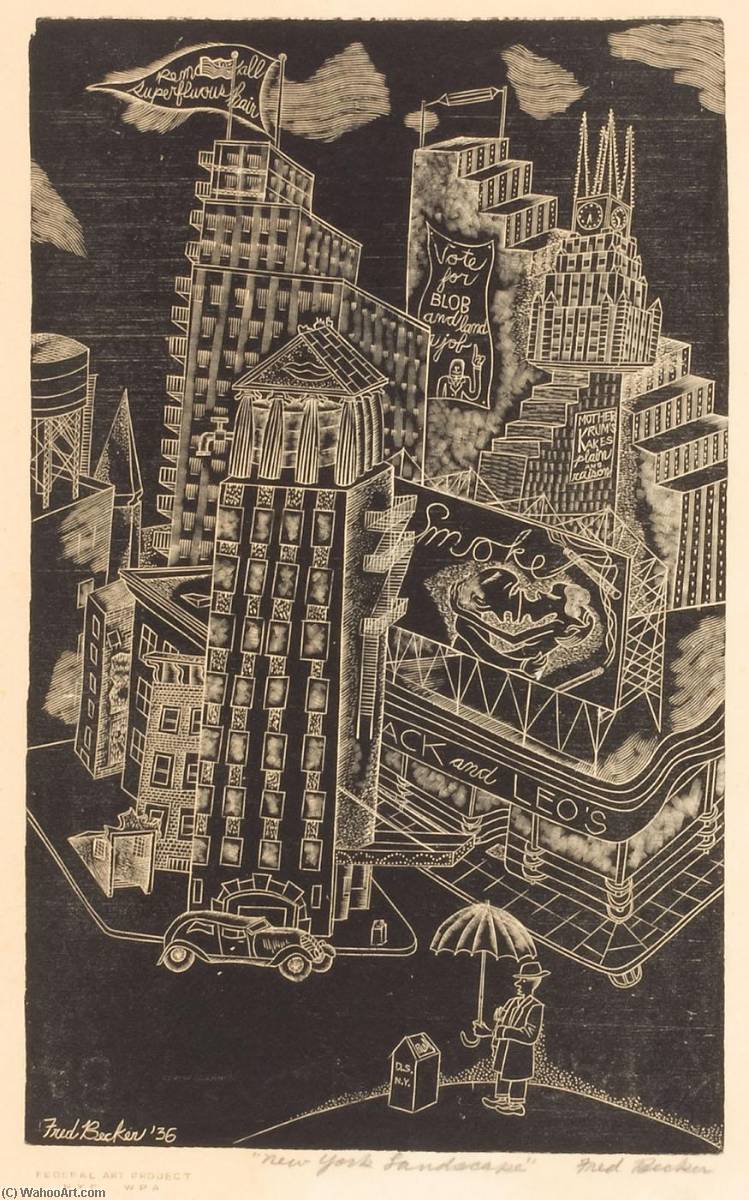 New York Landscape — Fred Becker