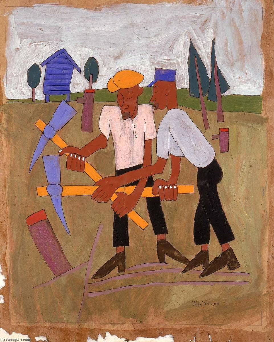 New Land Breaking — William H. Johnson