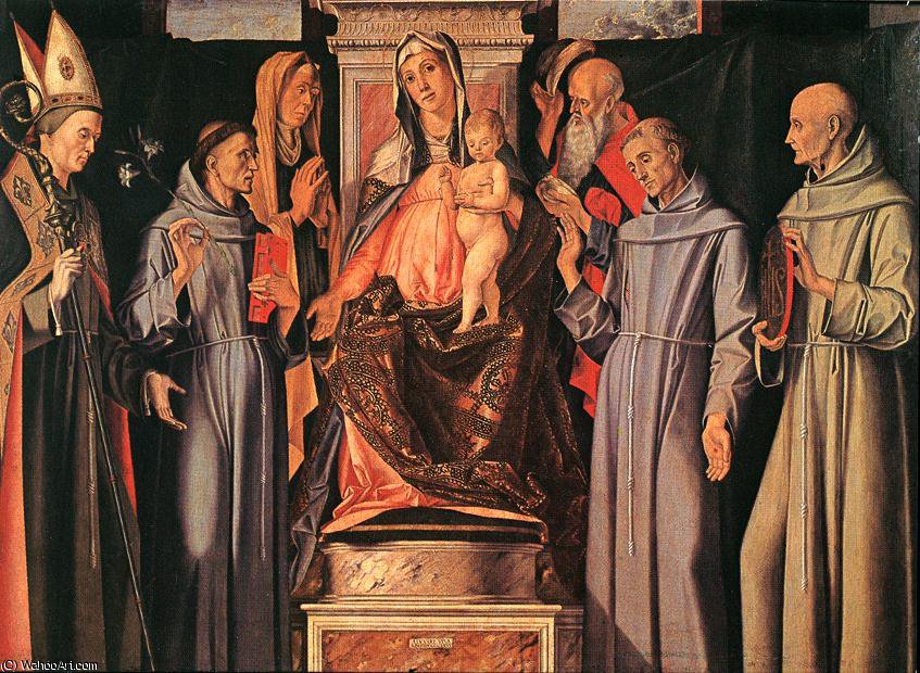 Holy Family (sacra Conversazione) — Alvise Vivarini (luigi Vivarini)