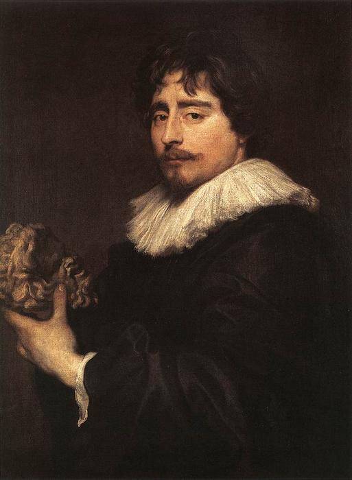 Porrtrait Of The Sculptor Duquesnoy — アントニ・ヴァン・ダイク
