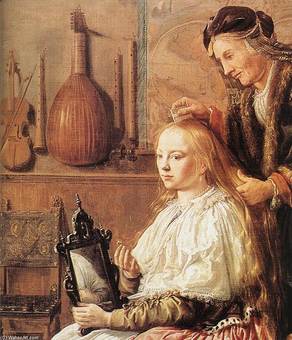 Allegory Of Vanity (detail) — Jan Miense Molenaer