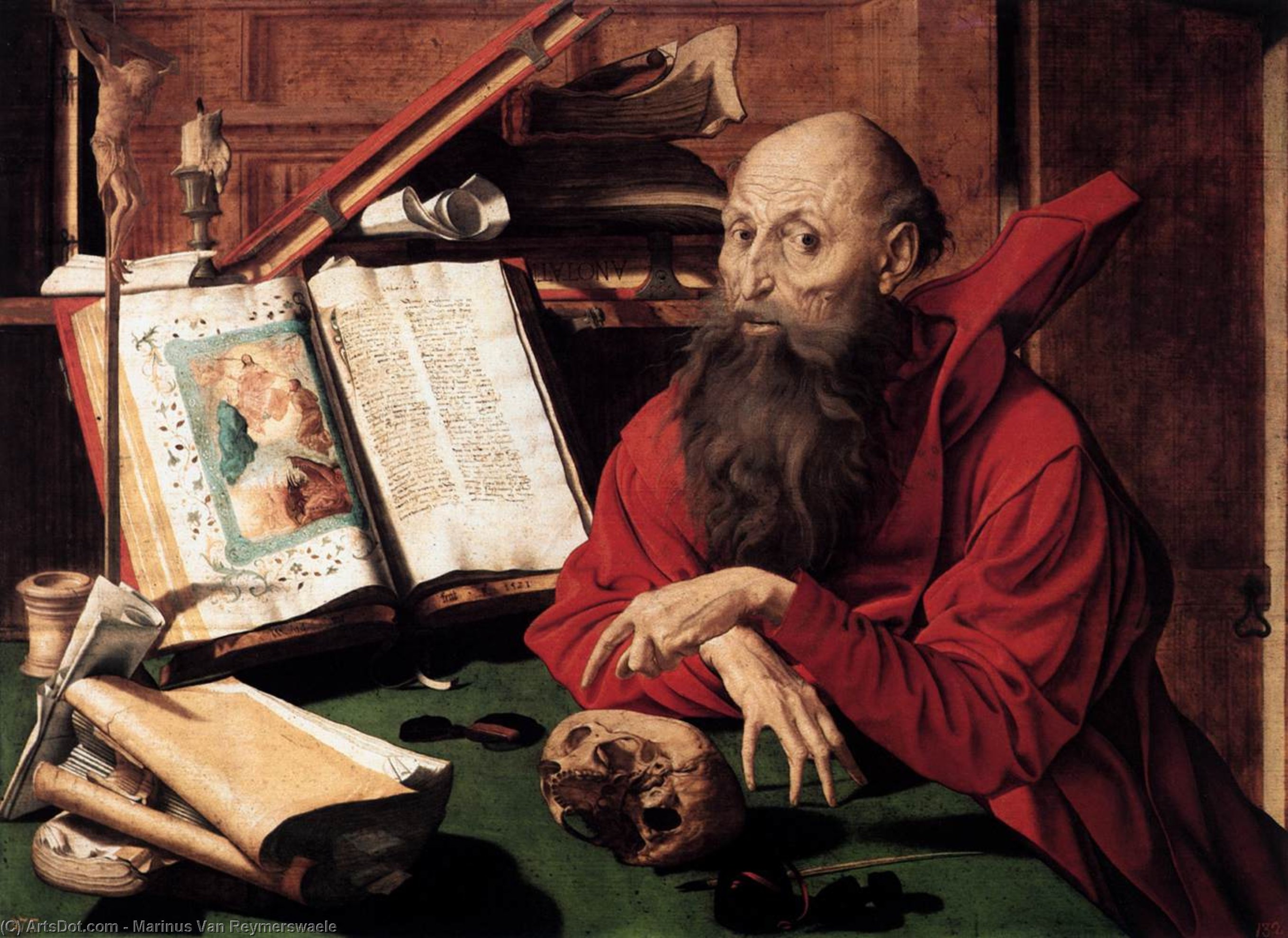 St Jerome — Маринус Ван Реймерсваэле