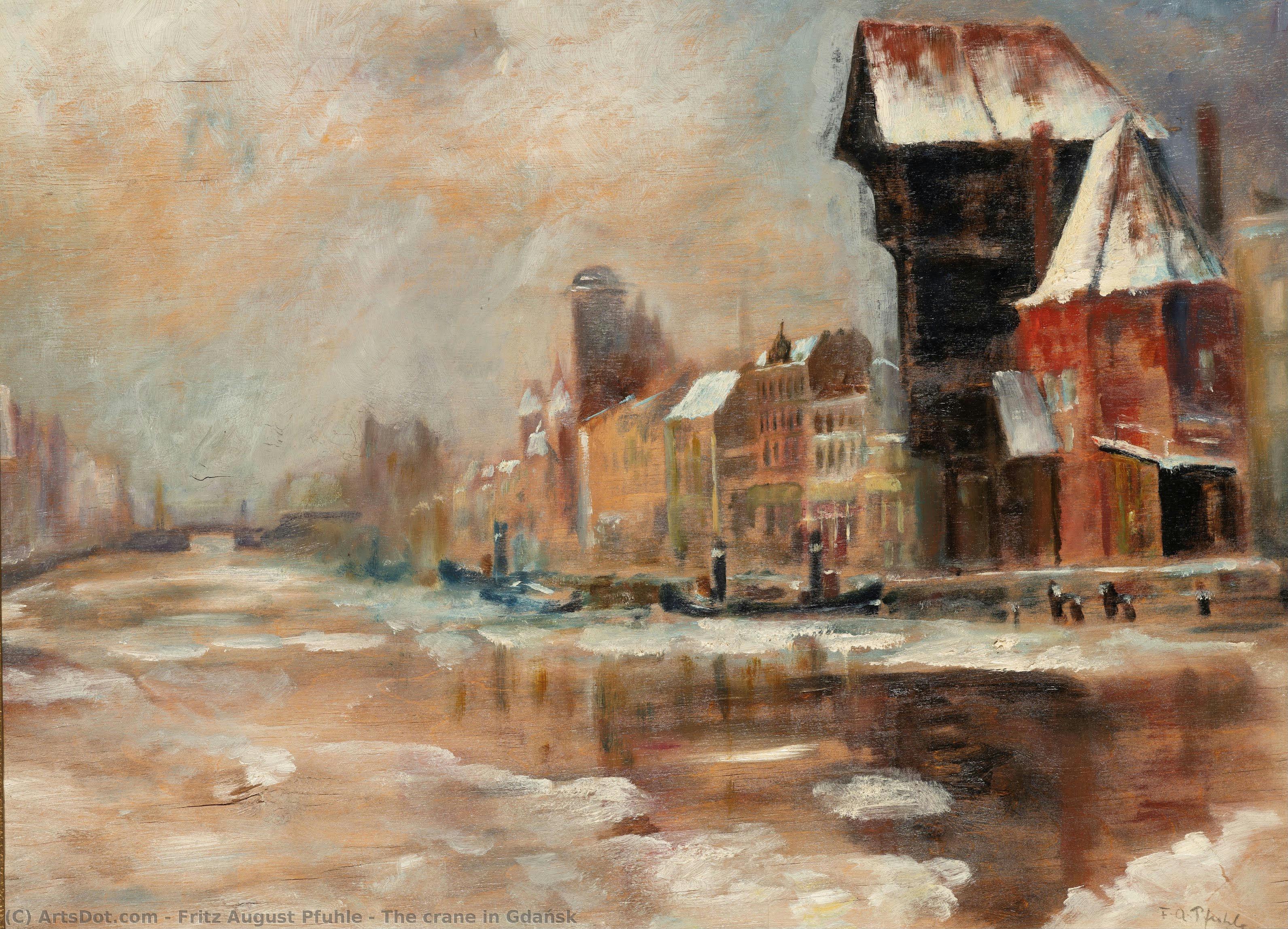 The Crane In Gdańsk — Fritz August Pfuhle