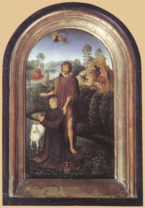 Diptych Of Jean De Cellier 1 — Memling, Hans