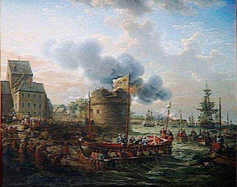 Louis Xvi Visite Le Port De Cherbourg.23 Juin 1786 — Louis Philippe Crepin