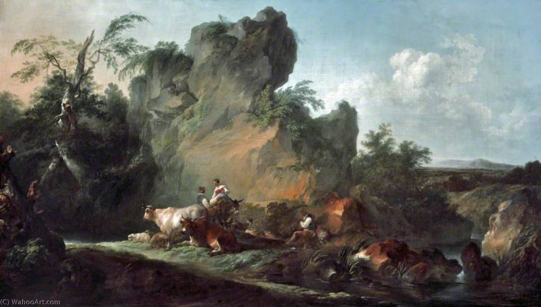 Landscape With Figures — Filip Džejms De Luturburg