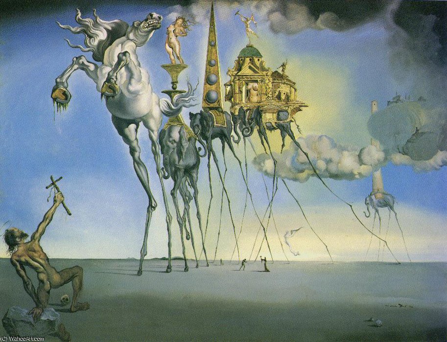 Dalí The Temptation Of St. Anthony — Salvador Dalí