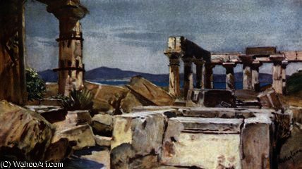 The Temple Of Athena On The Island Of Aegina — John Fulleylove