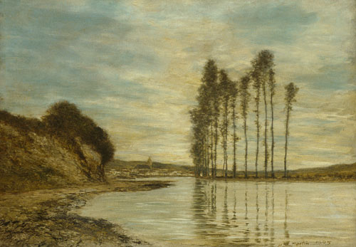 View On The Seine. Harp Of The Winds — Homer Dodge Martin