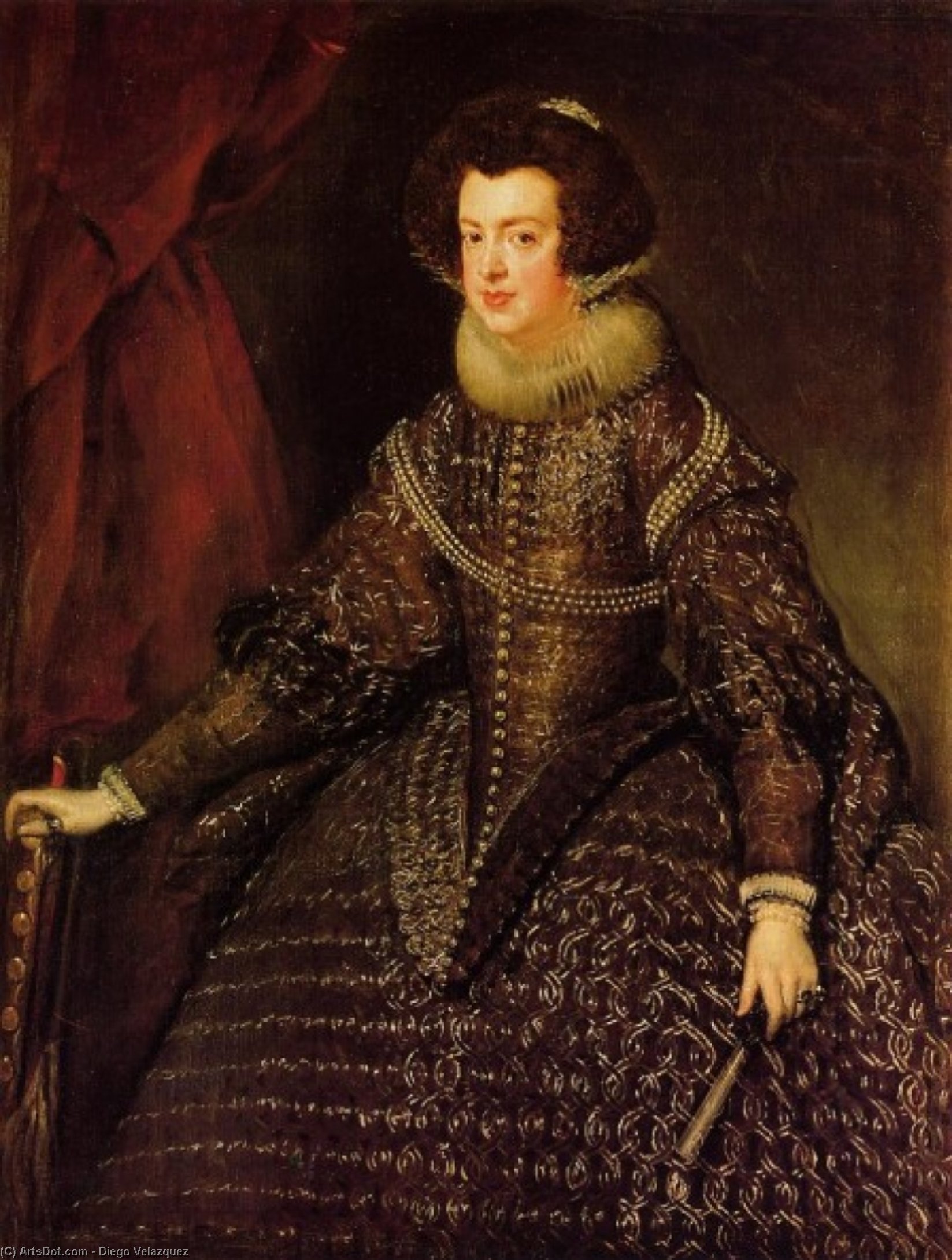 Queen Isabella Of Spain Wife Of Philip Iv — Diego Velázquez