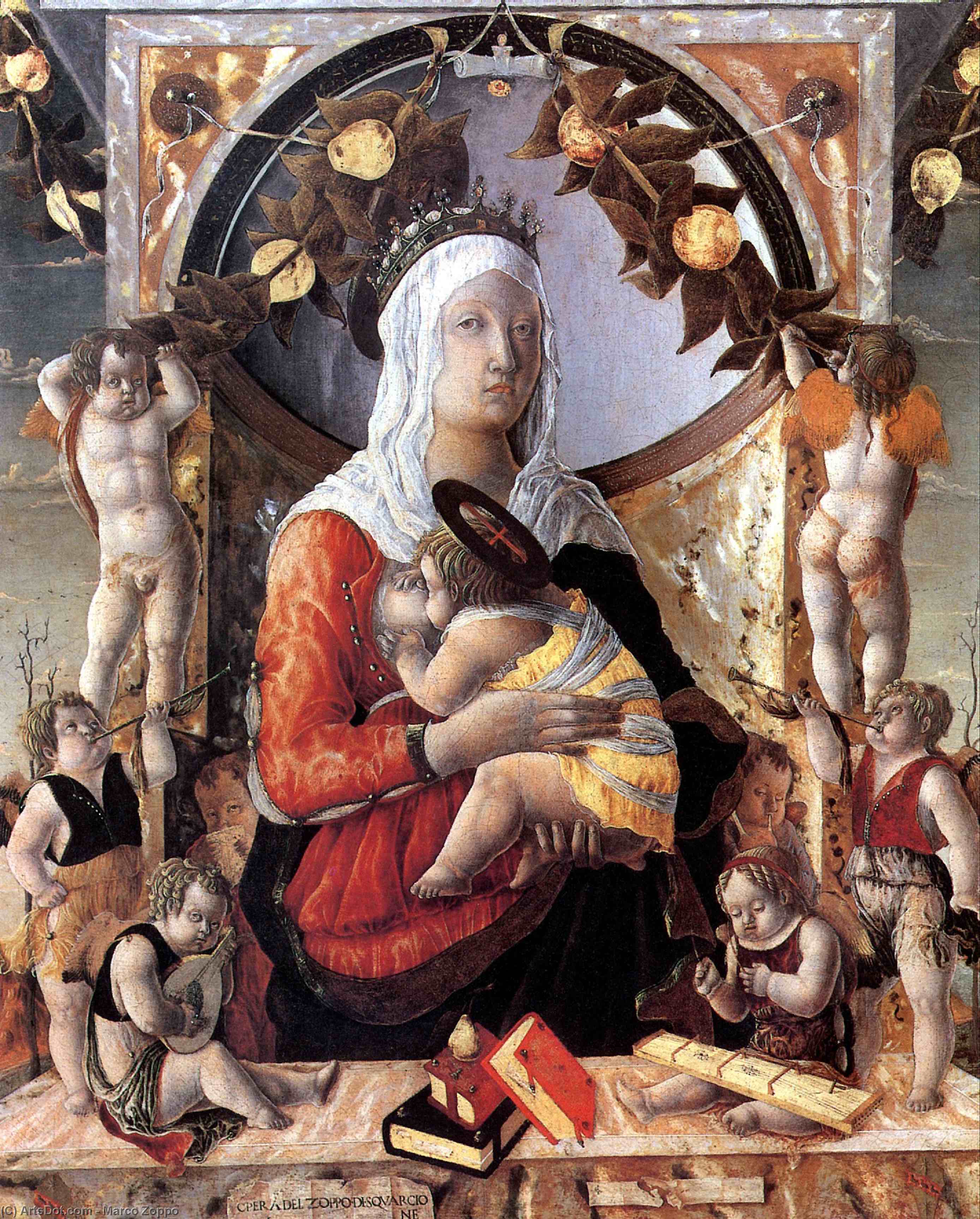 Madonna And Child With Angels — Marco Zoppo