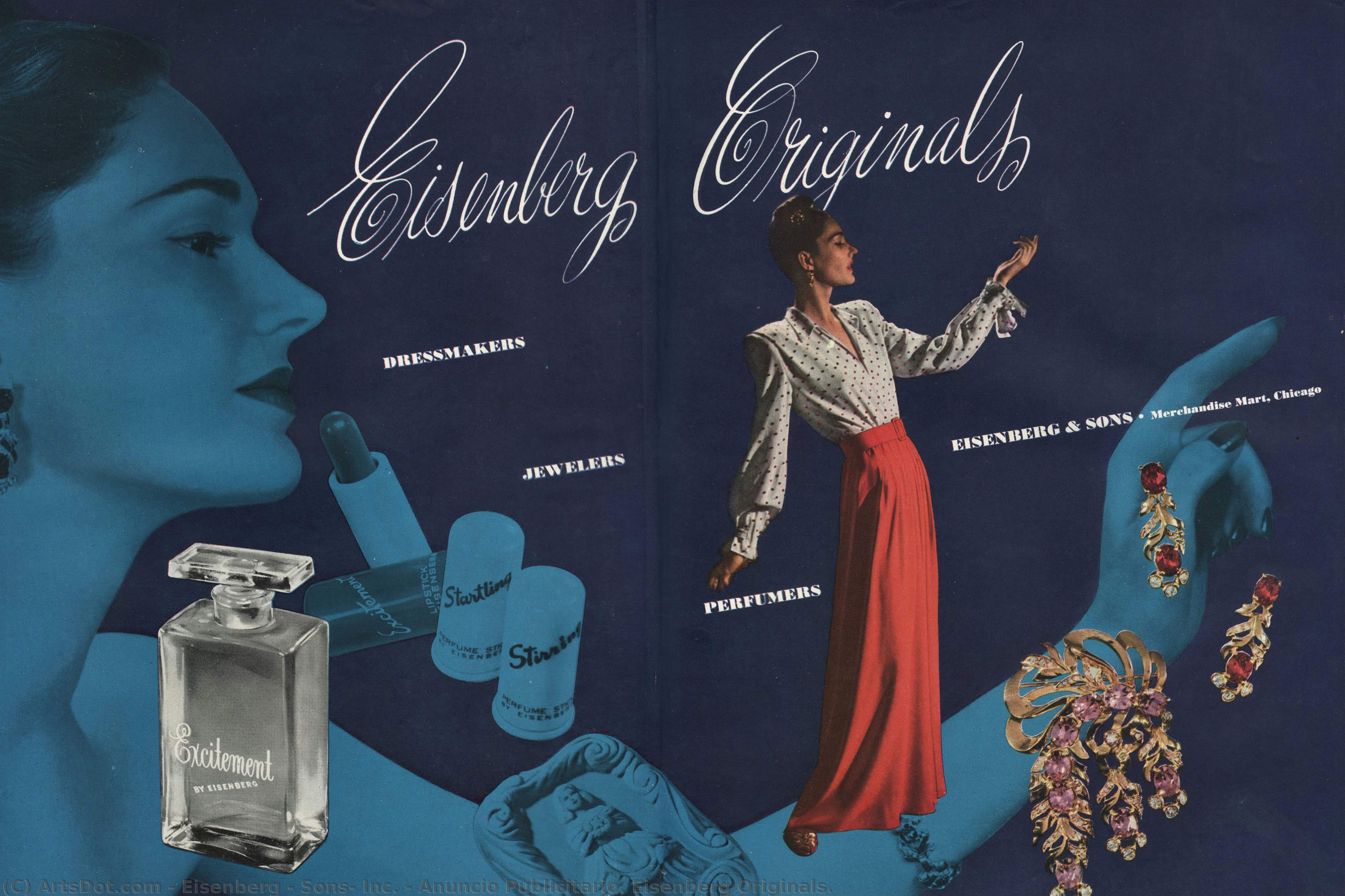Anuncio Publicitario. Eisenberg Originals. — Eisenberg & Sons, Inc.