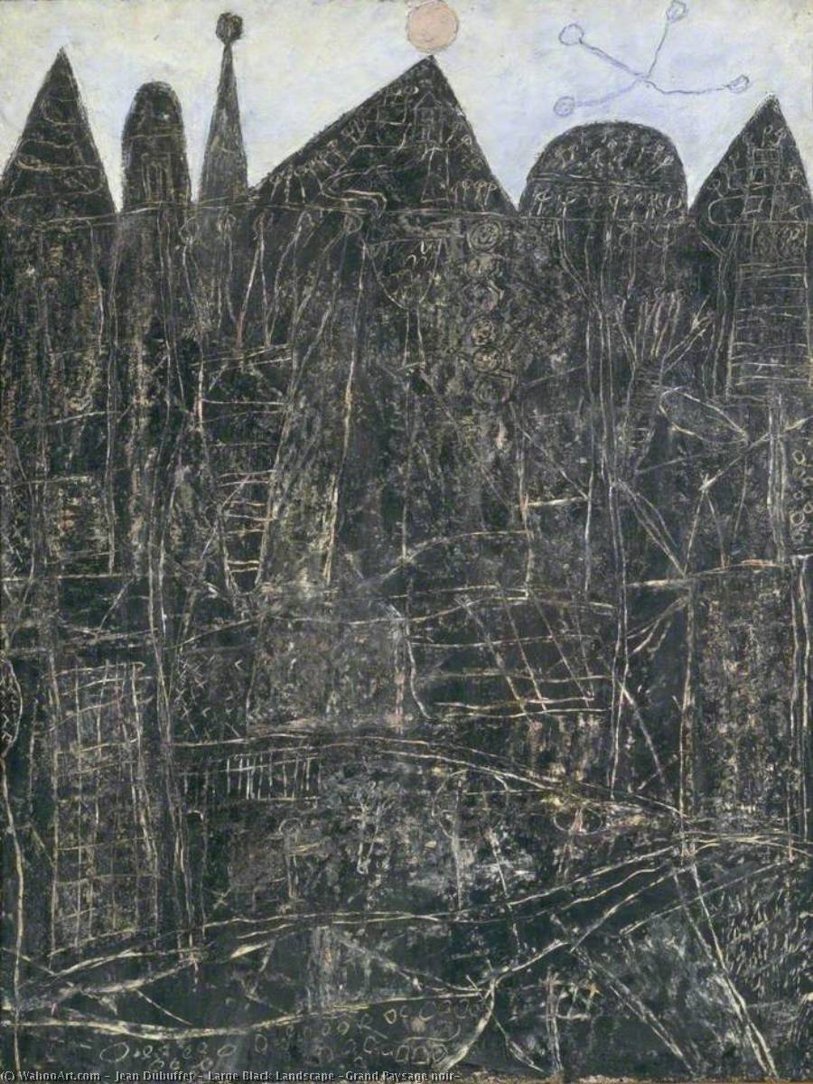 Large Black Landscape (grand Paysage Noir) — Jean Philippe Arthur Dubuffet