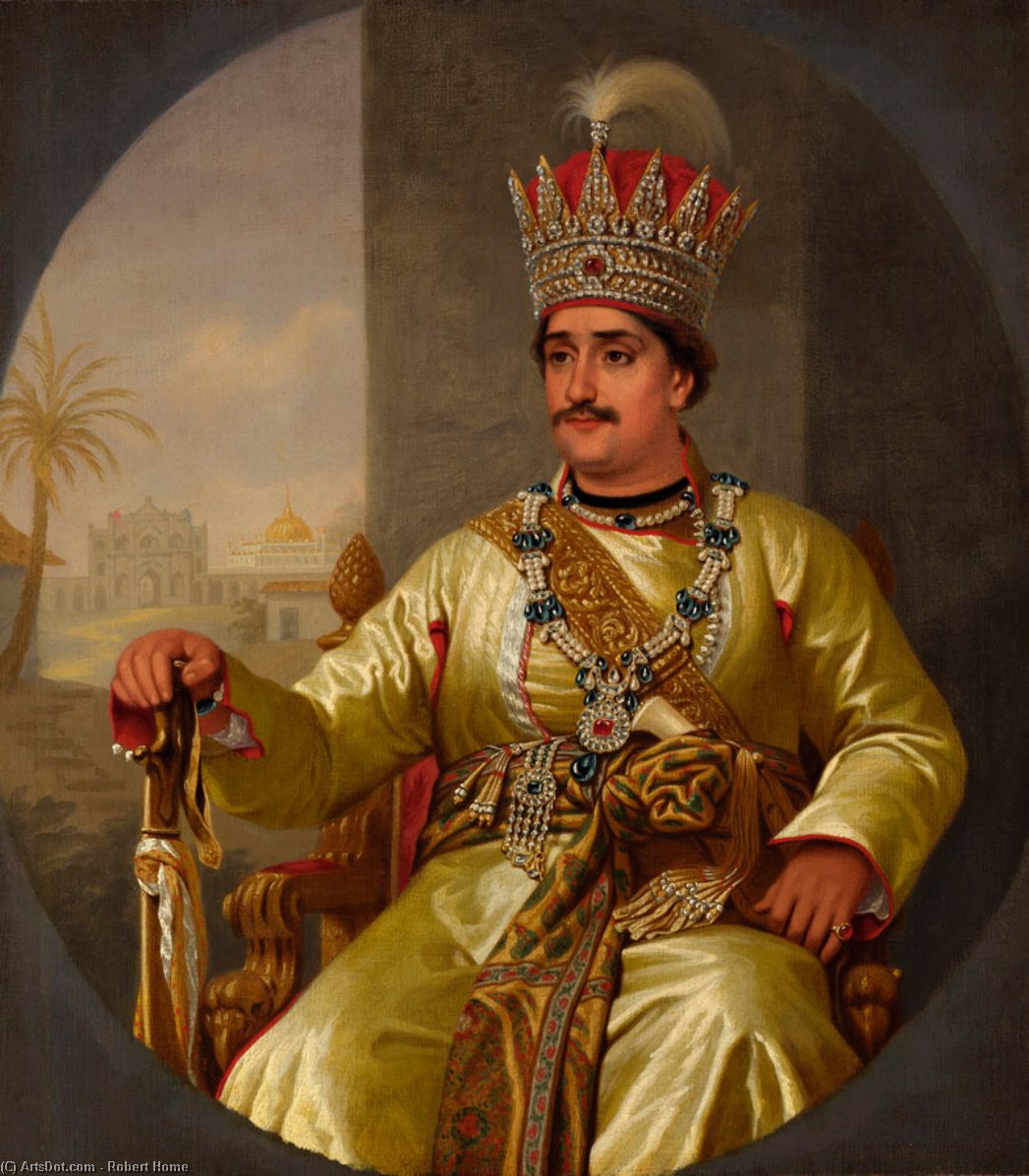 Portrait Of Ghazi-ud-din Haidar, King Of Oudh — Robert Home