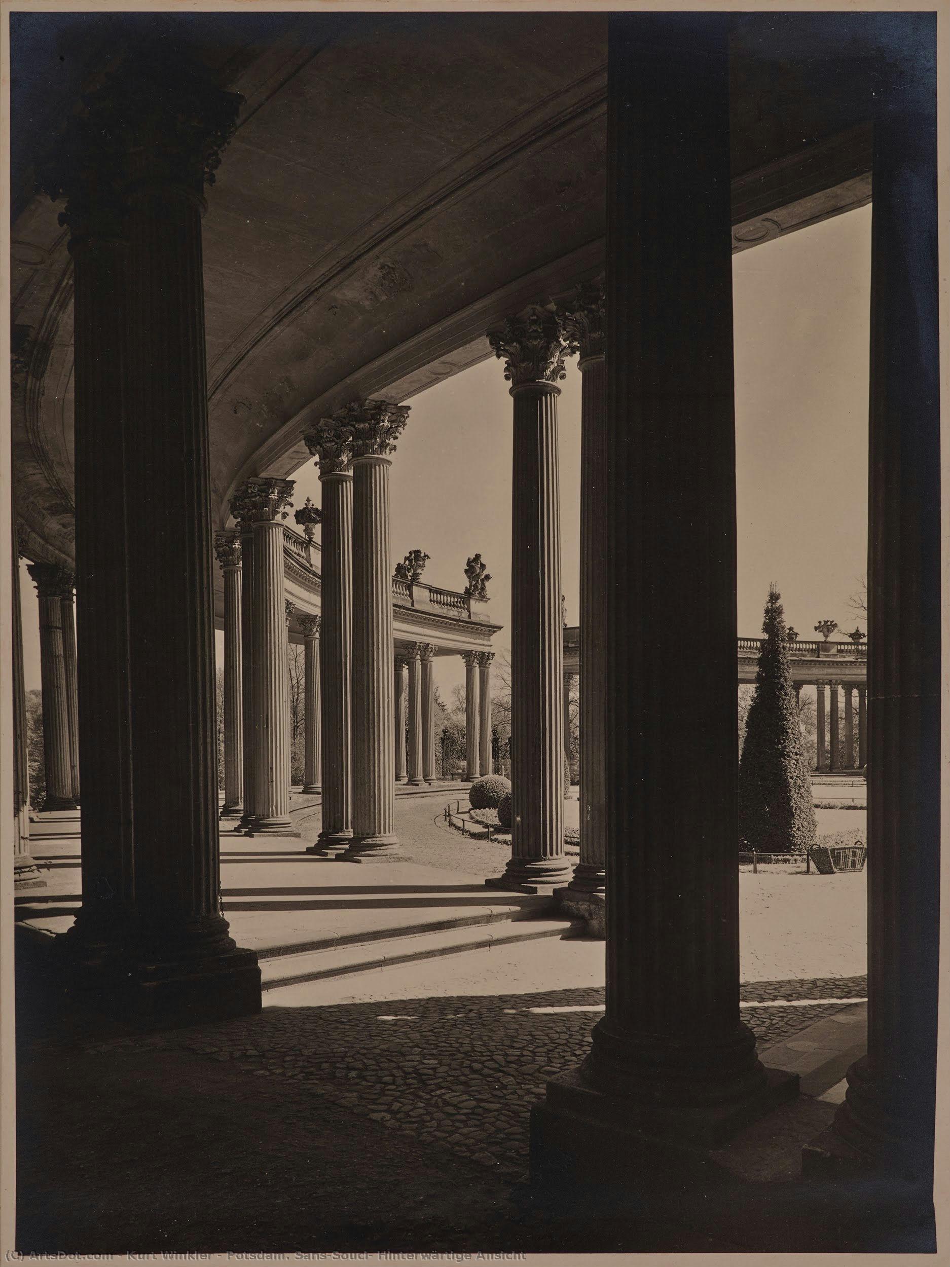 Potsdam. Sans-souci, Hinterwärtige Ansicht — Kurt Winkler