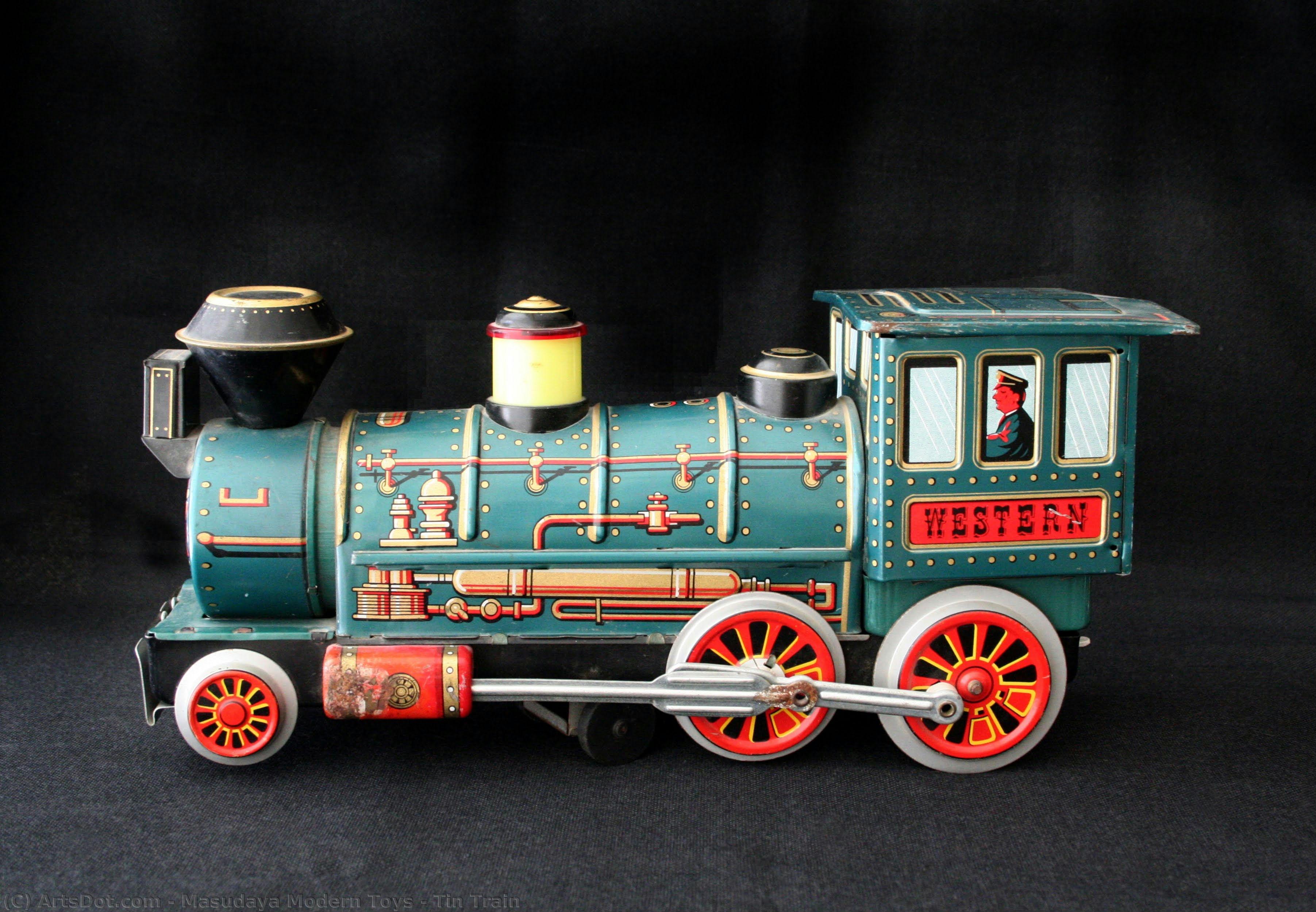 Tin Train — Masudaya Modern Toys