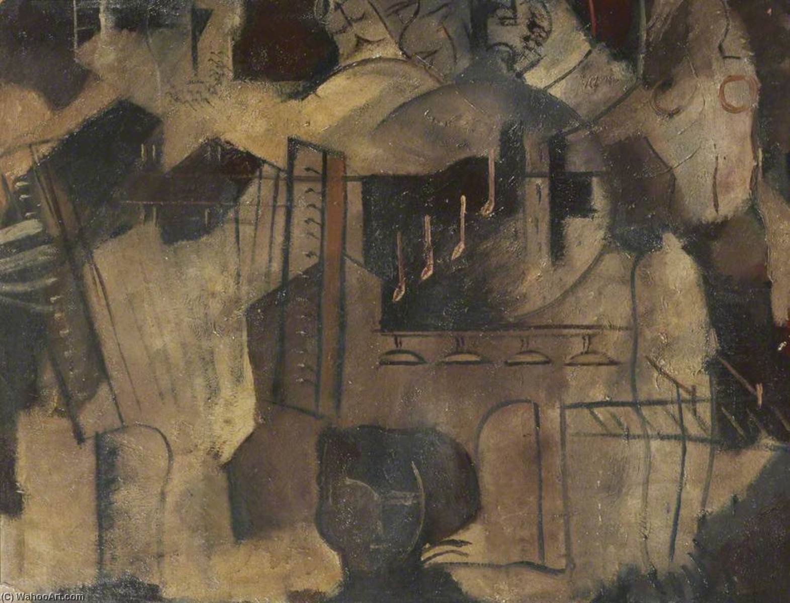 Street Musicians (post Cubist) — William Johnstone