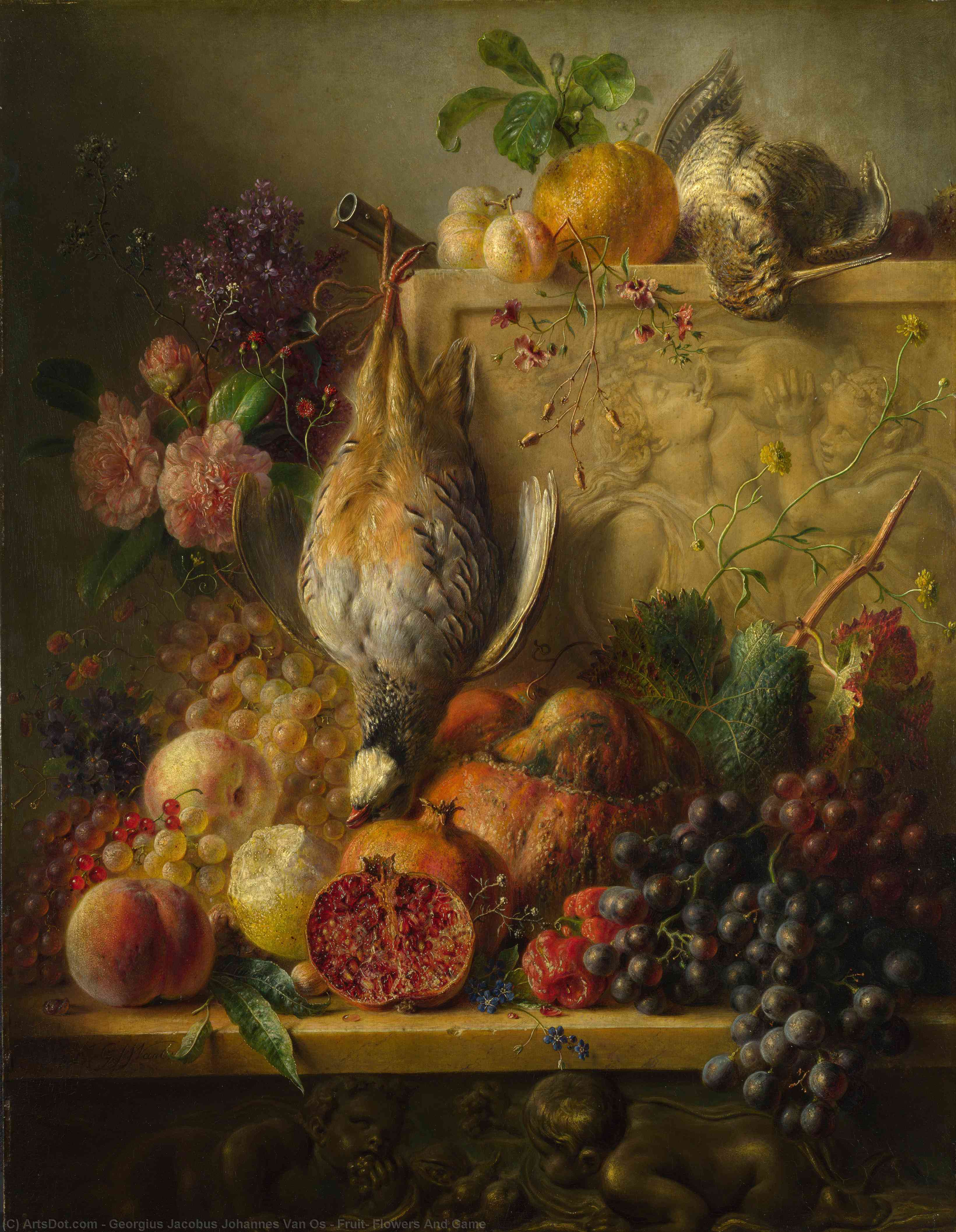 Fruit, Flowers And Game — Georgius Jacobus Johannes Van Os