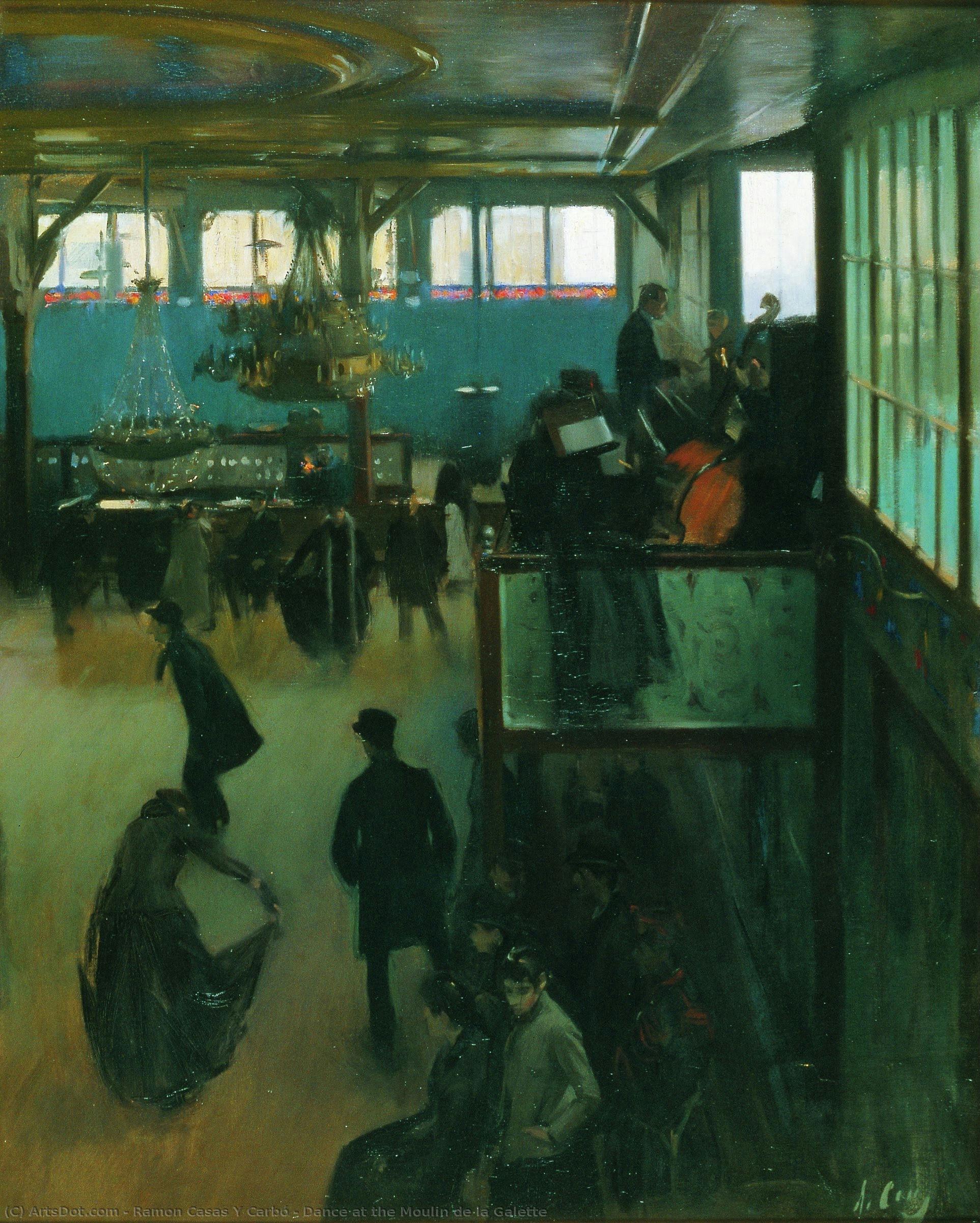 Dance At The Moulin De La Galette — Рамон Касас И Карбо